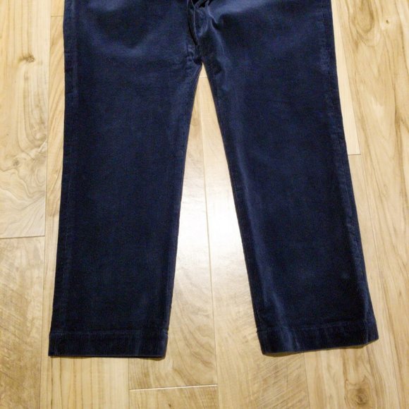 Polo Ralph Lauren Corduroy Pants Mens 38x32 Blue Classic Fit (Act: 39x31) - Picture 6 of 15